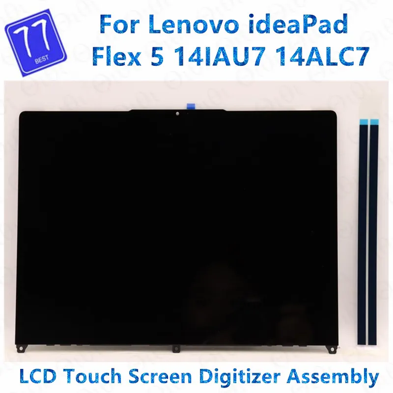 14 Inch Laptop LCD Touch Screen Display Replacement Assembly 2.2K For Lenovo IdeaPad Flex 5 14ALC7 82R9 Flex 5 14IAU7 82R7 82TA