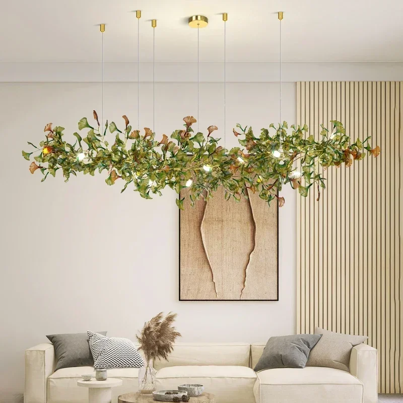 

2025 New Modern Designer Luxury Living Room LED Pendant Light Villa Attic Restaurant Hotel Hall Gallery Home Decoration Lighting
