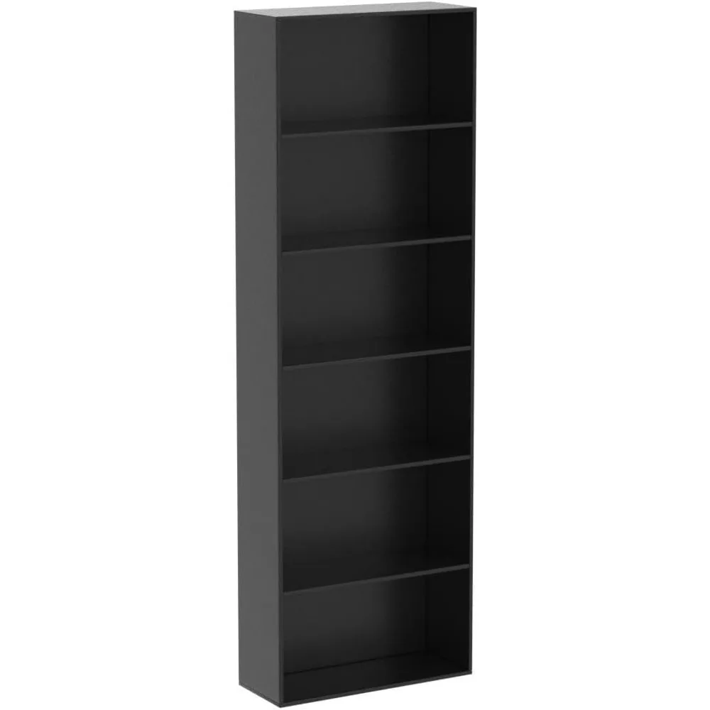 Open Bookcase and Bookshelf, Freestanding Display Storage Shelves Tall Bookcase for Bedroom, Living Room and Office