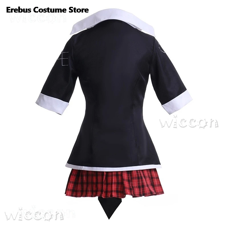 عيد الميلاد جونكو اينوشيما تأثيري حلي شعر مستعار أنيمي لعبة اليأس الأخوات في نهاية المطاف مصمم الأزياء دانغانرونا هالوين حفلة تنكر