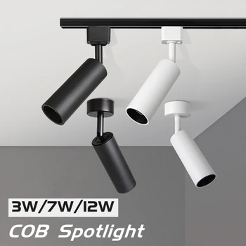 모던 LED 좁은 빔 트랙 램프, COB 각도 조절식 레일 스포트라이트 천 스토어, 홈 트랙 조명 기구, AC110, 220V, 3 W, 7 W, 12W Best5 모던 LED 좁은 빔 트랙 램프, COB 각도 조절식 레일 스포트라이트 천 스토어, 홈 트랙 조명 기구, AC110, 220V, 3 W, 7 W, 12W Best5
