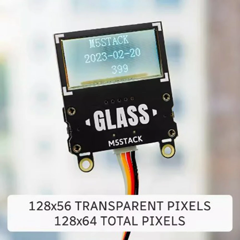 M5Stack Glass Unit 1.51 inch Transparent OLED screen unit STM32+SSD130