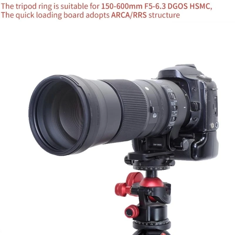 

97QB Camera Tripods Mount Rings Lens Collar Quick Release Plate for 150-600mm