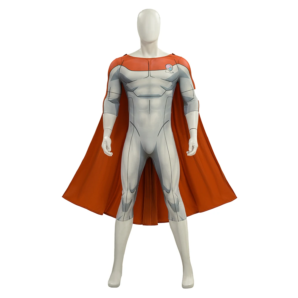 Nolan Grayson Cosplay Costume Invincible Omni Man Halloween Suit Zentai