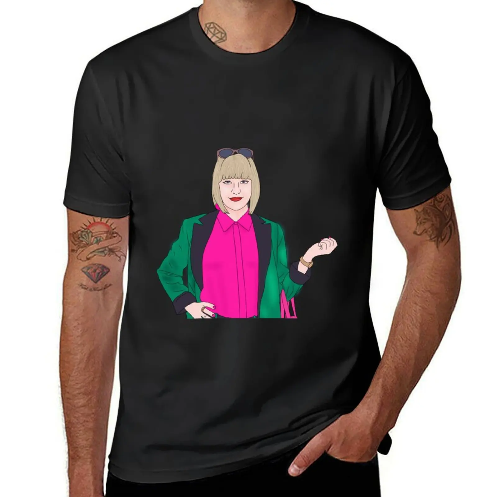 

Agatha Raisin with background T-Shirt cotton man t-shirts T-shirts man customs design your own mens funny t shirts