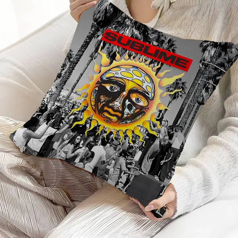 Band S-Sublime Personalized Pillow Dust Cover Bedroom Kids Party Decoration Pillowcase Birthday Children Gift