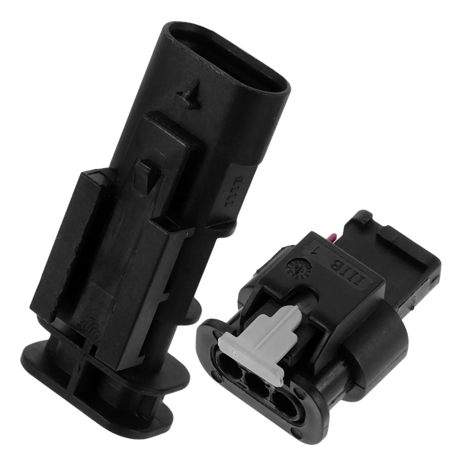 

2pcs Car Reversing Radar Plug Electric Eye Adapter Socket Vehicle Power Connector Compatible With Bmw Universal Auto Bumper