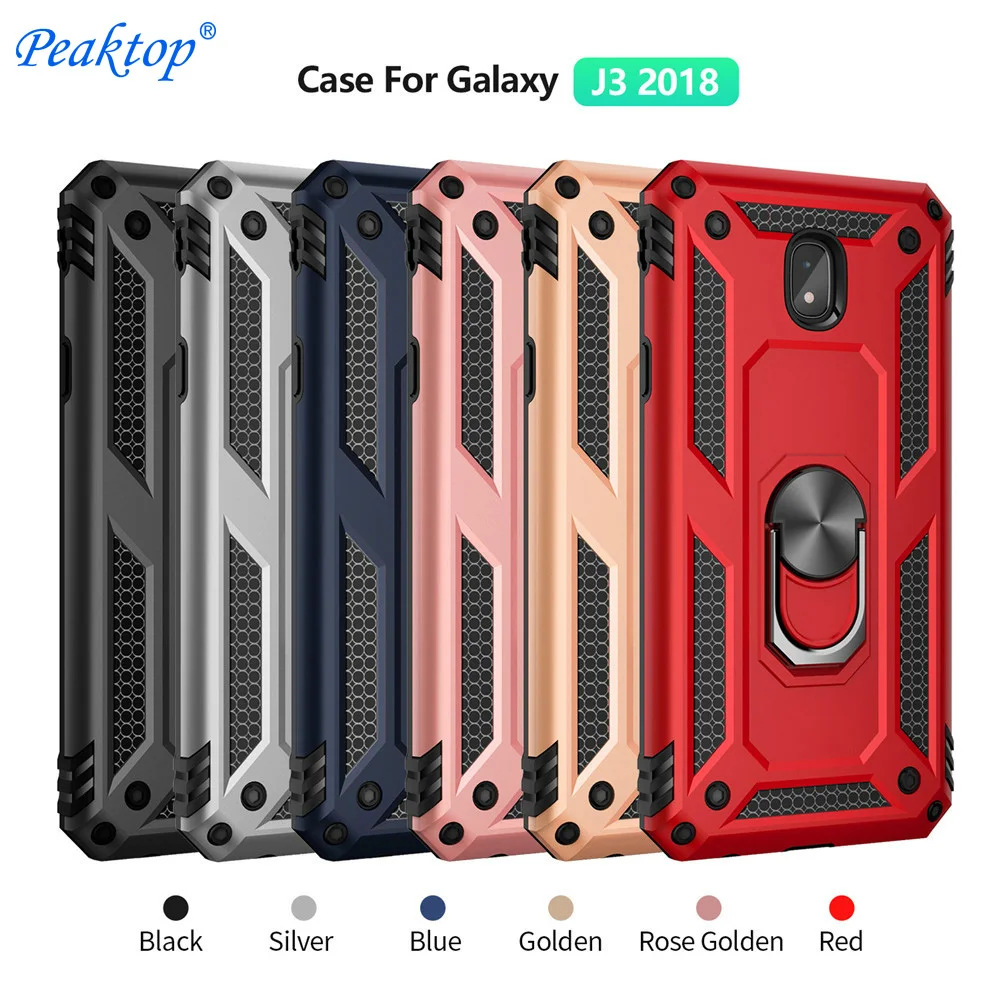 Case For Samsung Galaxy J7 J3 2018 J337 SM-J337 Case Kickstand Armor Cover For Samsung J3 J7 2018 J737 SM-J737 Magnet Phone Case