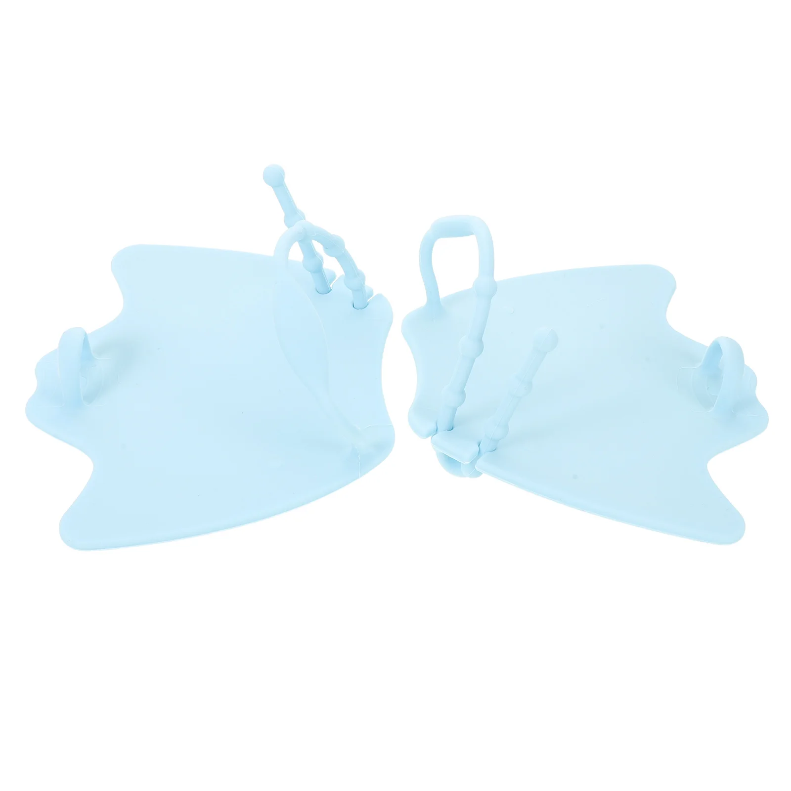 

1Pair Comfortable Silicone Swim Hand Paddles Reduces Water Resistance Enhances Flexibility for All Ages Swim Paddles