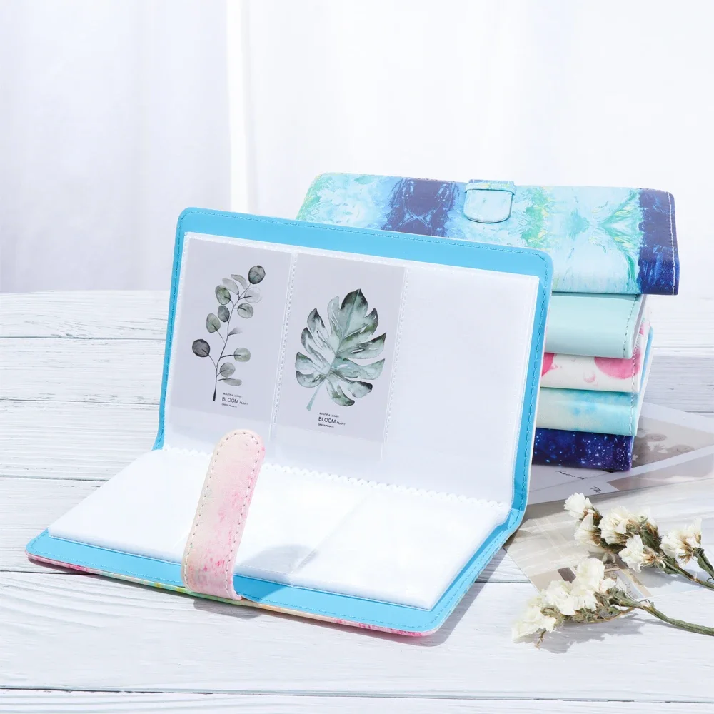 3-дюймовый фотоальбом из искусственной кожи с 96 карманами для Fujifilm Instax Mini 12 11 8 9 7s 25 90 EVO Instant Mini Film Paper Photo Album