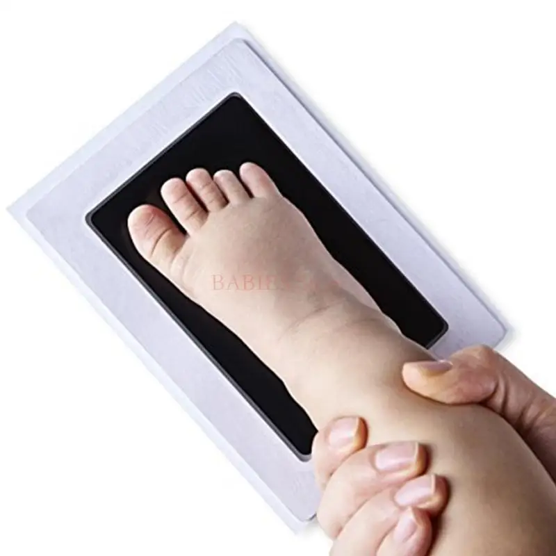 C9GB Baby Handprint Footprint Inkless Infant Hand & Foot Stamp Safe