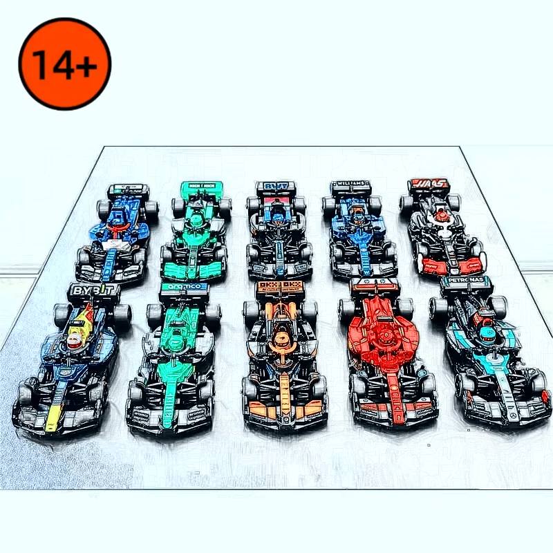 2026 NEW 2601pcs Speed Ultimate Collector Pack Super Racing Car Building Blocks Model Bricks Toys Christmas Birthday Gifts