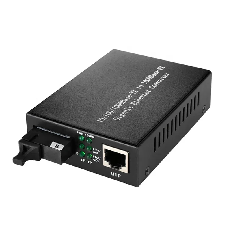 Entrega en tres días, conmutador Ethernet, transceptor de fibra óptica, conmutador de red Gigabit de 100mbps, convertidor de medios de fibra óptica Ethernet