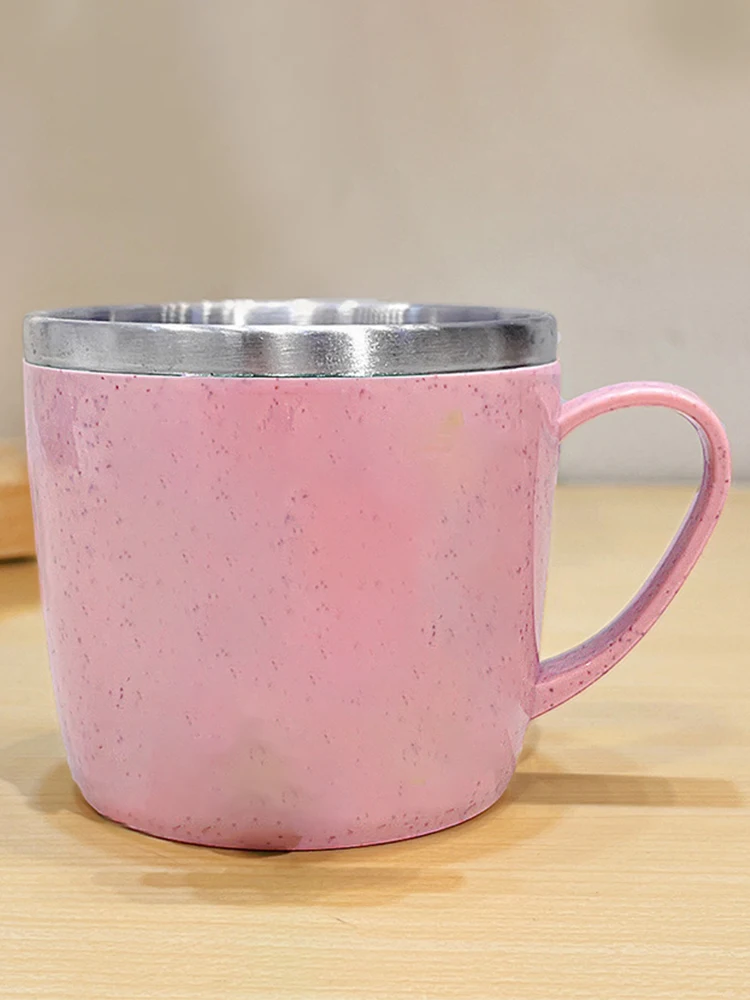 

Кружка для молока с мультяшными буквами A-Z, детская кружка для воды с собачкой, для мальчиков и девочек, для школы и дома, из нержавеющей стали, для кофе и напитков