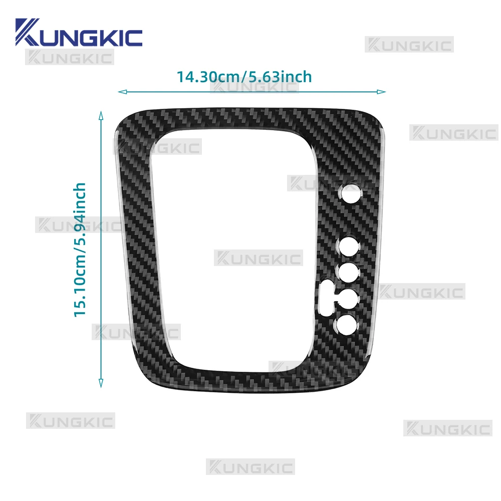 Soft Carbon Fiber For Volkswagen Sharan 7N 2010 2011 2012 2013 2014 2015-2023 Car Automatic Transmission Gear Shift Pane Sticker view 5