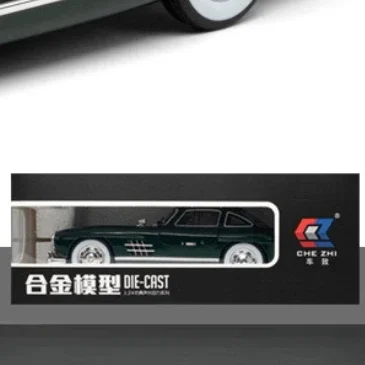 1:24 Scale Car Model Mercedes Benz 300SL Alloy car Model Classic Vintage Diecast Metal Sound Light Collecties Childrens Toy Gift