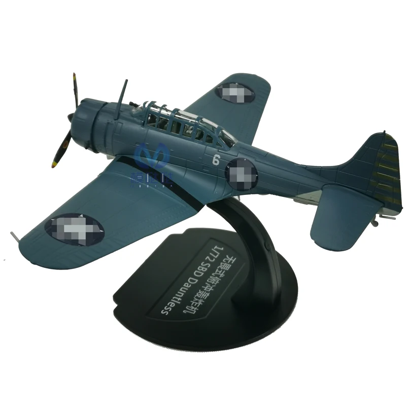 Quality alloy 1:72 SBD DAUNTLESS bomber model,simulation fighter aircraft,collectible gifts,children\'s airplane toy