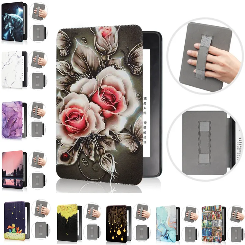 Print Case for New 2022 Kindle 11th Generation 6'' C2V2L3 Flip E-book Case for Kindle 11th 2024 6 Inch RS23CV Cute Smart Cover