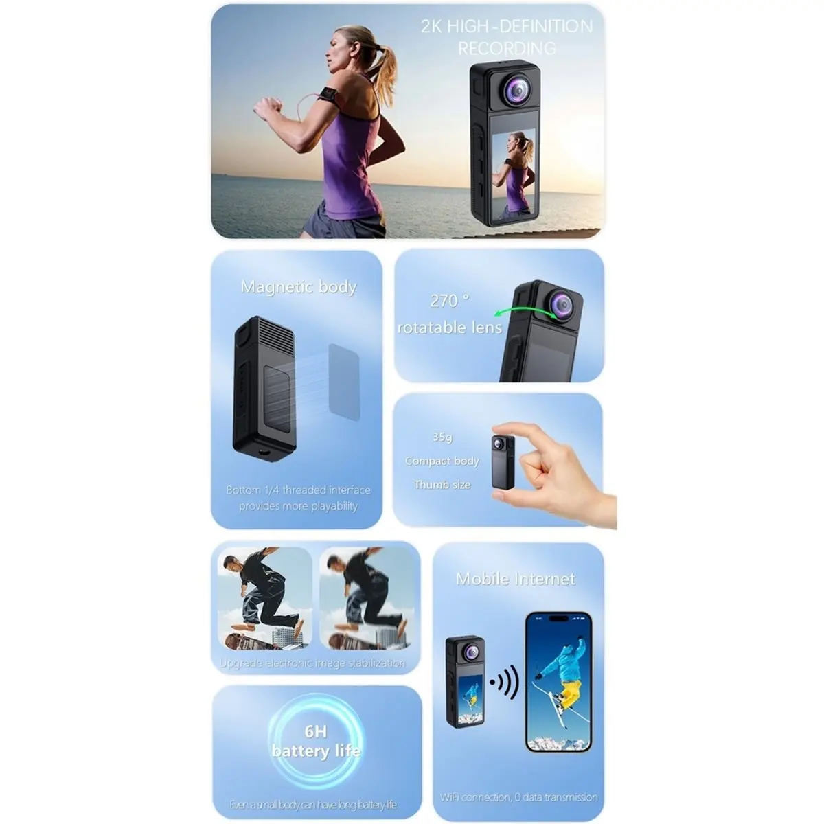 camera-haute-definition-4k-a-commande-par-le-pouce-pour-le-cyclisme-en-exterieur-appareil-d'enregistrement-a-haute-vitesse-avec