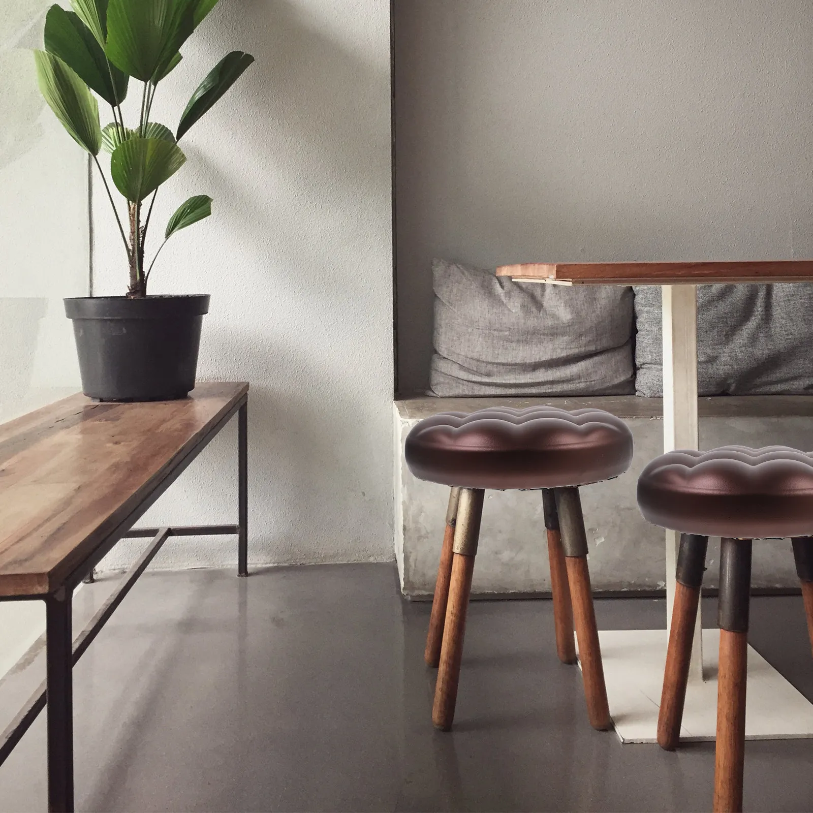 bar-stool-round-replacement-seat-pu-foam-cushioned-seat-with-wooden-base-stylish-modern-design-for-kitchen-bar-dining-room-use