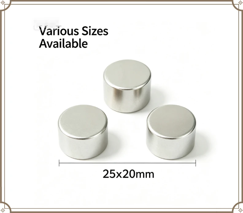 Super Strong 25x20mm Neodymium Magnet Round Disc NdFeB Permanent Magnet For DIY Handmade Arts And Crafts