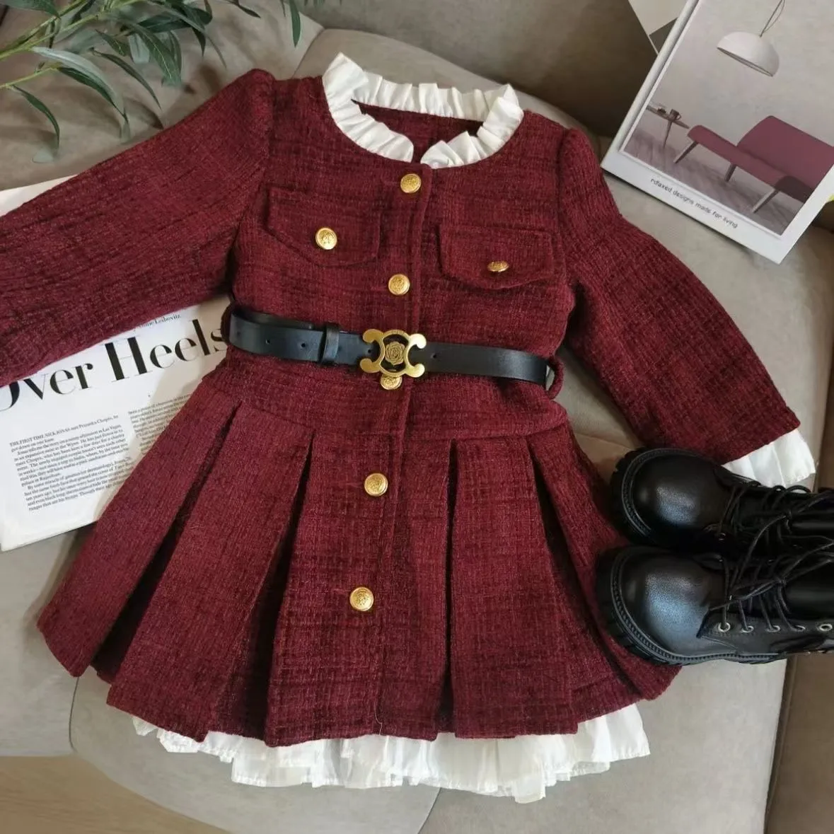 2026 Spring Korean Style Girls' Coat, New Children's Top, Fashionable, Soft, High-end Little Girls' Windbreaker