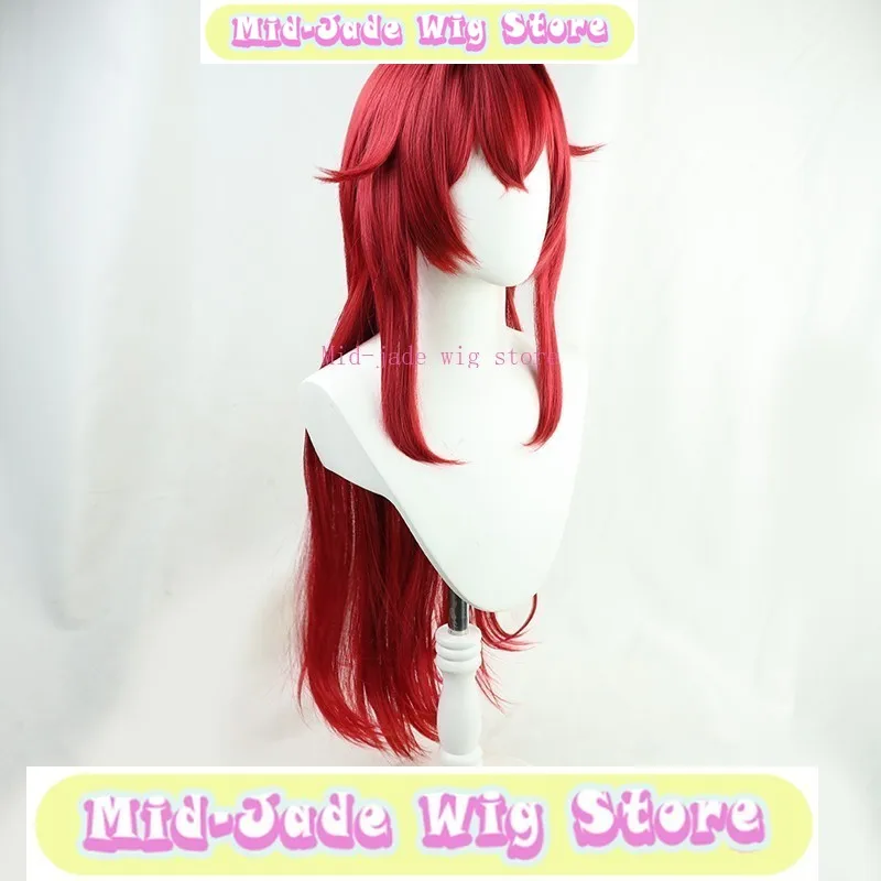Mid-jade Pruik Winkel Angelina Kudou Cos Pruik Anime Cosplay Party Kostuum Props Pruik Synthetisch Haar hittebestendige Vezel