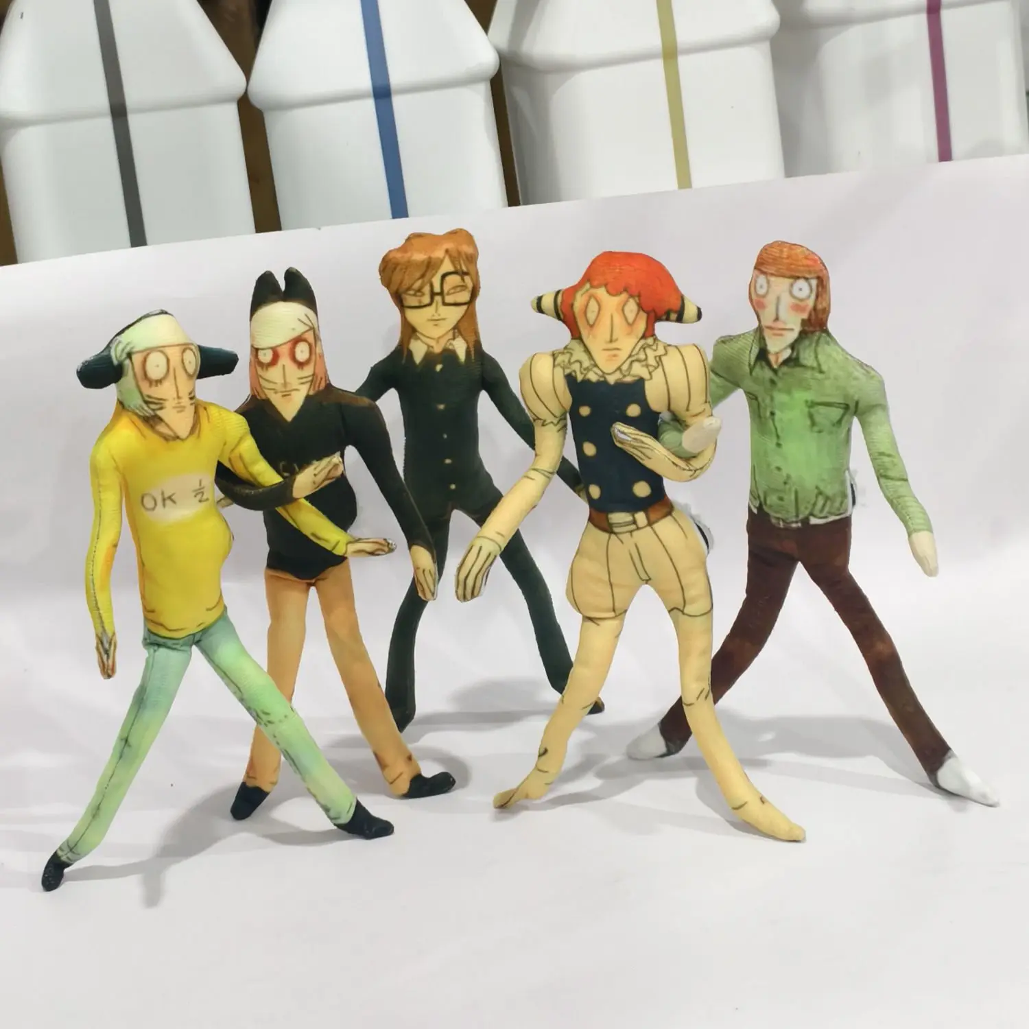 

Ranfren Аниме подвижная мягкая кукла с абстрактным корпусом, проволочный скелет, косплей, куклы на Хэллоуин, реквизит, ручная работа