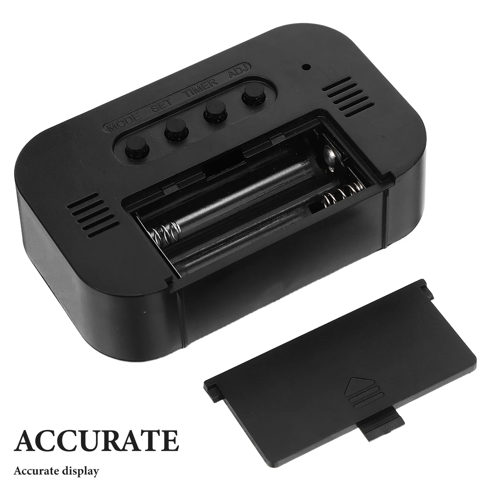 Black LED Digital Alarm Clock 4