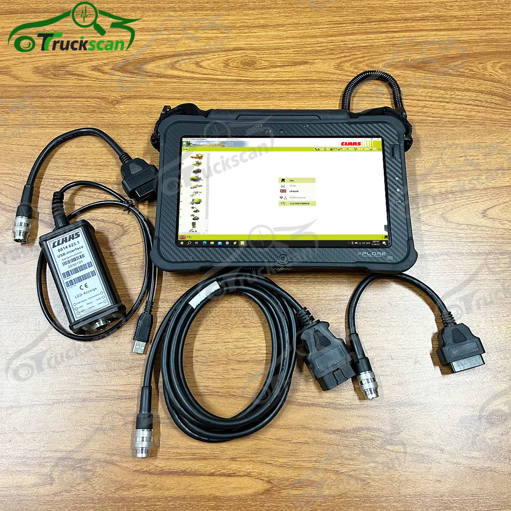 2024 For CLAAS CANBUS MetaDiag Interface agriculture construction truck tractor For CLASS diagnostic tool +Xplore tablet