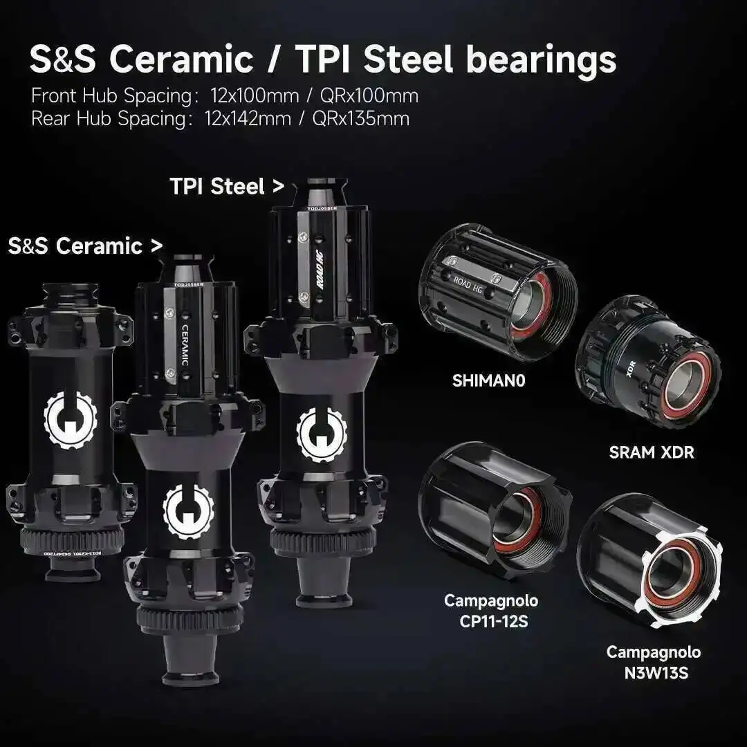 ELITEWHEELS SLR Đĩa Xe Carbon Xe Đạp Đường Bộ Bánh Xe RD13 Ratchet Hệ Thống 36T Hình Ống Clincher Băng Vệ Sinh Dạng 700c Cyclocross Bánh Xe