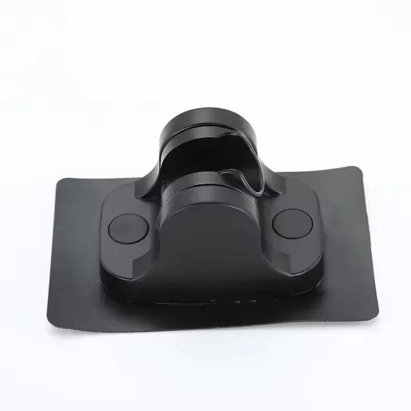 Кронштейны для держателя душевой лейки, черная присоска, настенное крепление, регулируемая опора для аксессуаров для ванной комнаты, без подставки для дрели, ванны