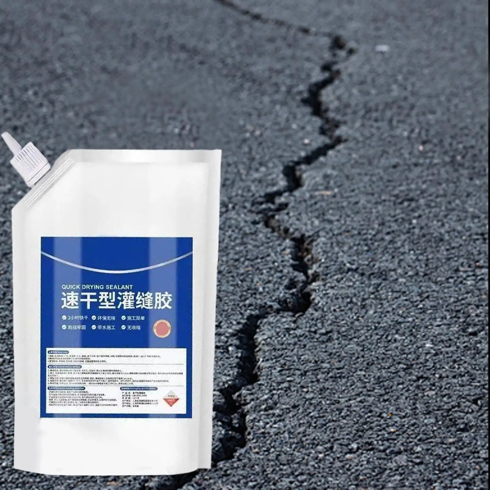 Roof Sealant Waterproof Coating Sealant RV Roof Floor Adhesive Long-Lasting Glue for Sealing Wall Concrete Crack Maintenance