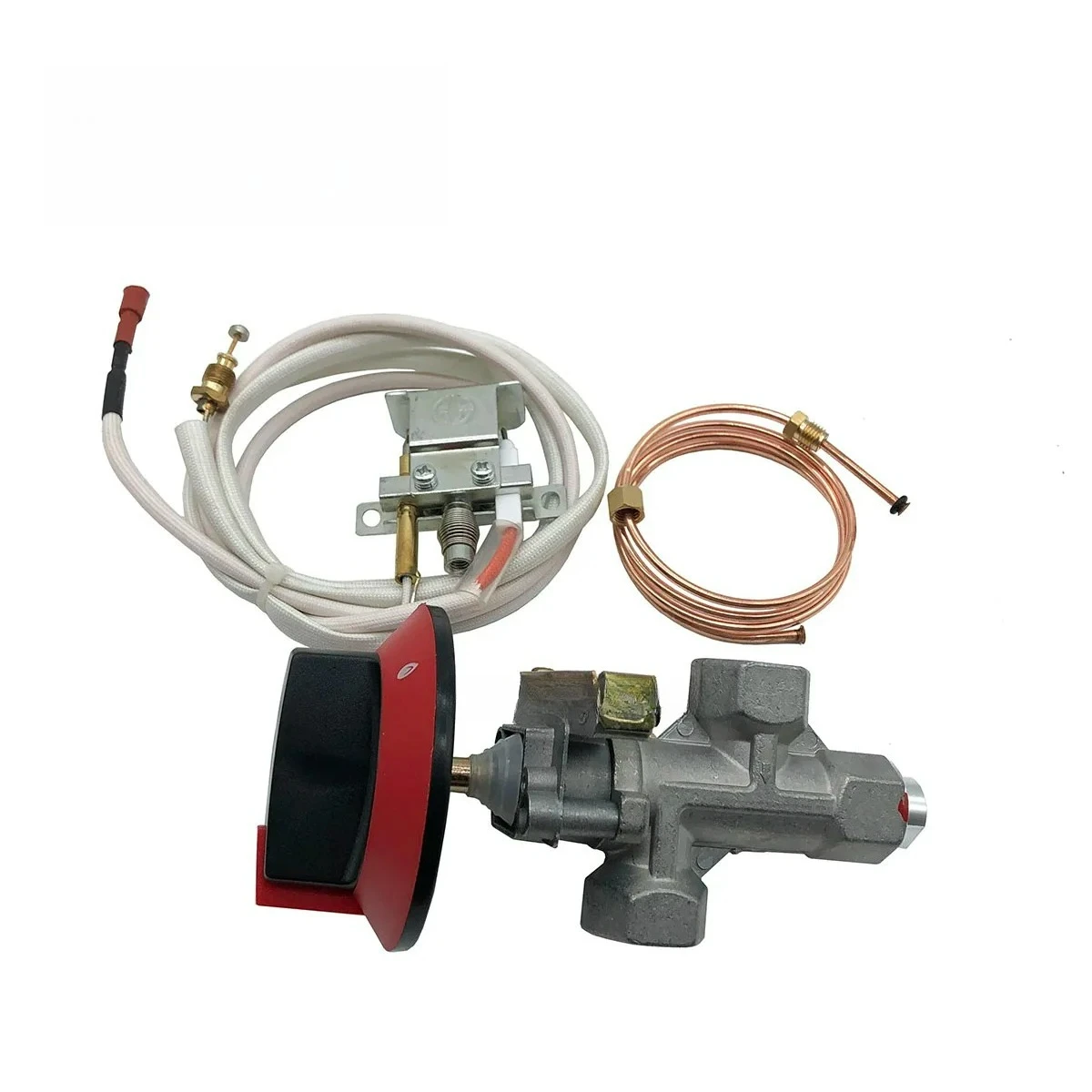 LPG NG Gas Soup Stove Burner Ignition Valve Ignition Switch Spare Parts Gas Safety Valve With Flameout Protection Device
