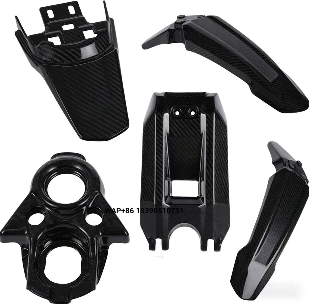 

Premium Carbon Fiber Plastic Fender Decorative Cover Protection
