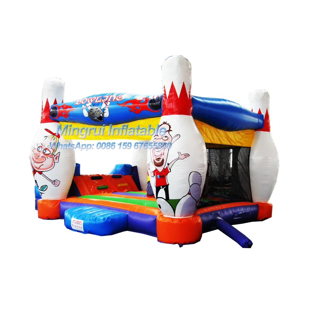 Inflatable Bowling Bouncer for Kids, Bouncer, Bouncing House