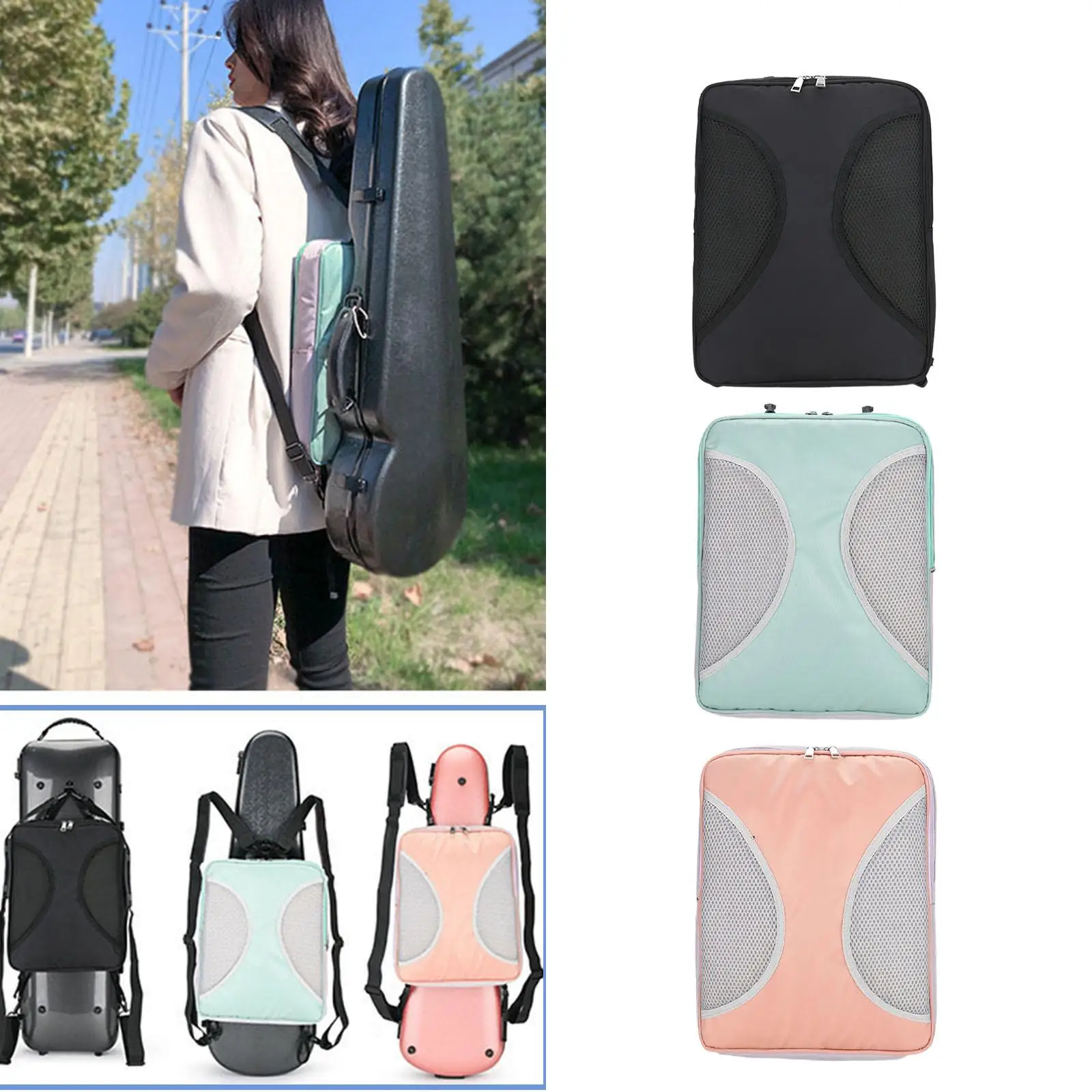 

Music Sheet Bag Thickened Storage Violin Bag for Guitar Stand Books Laptop