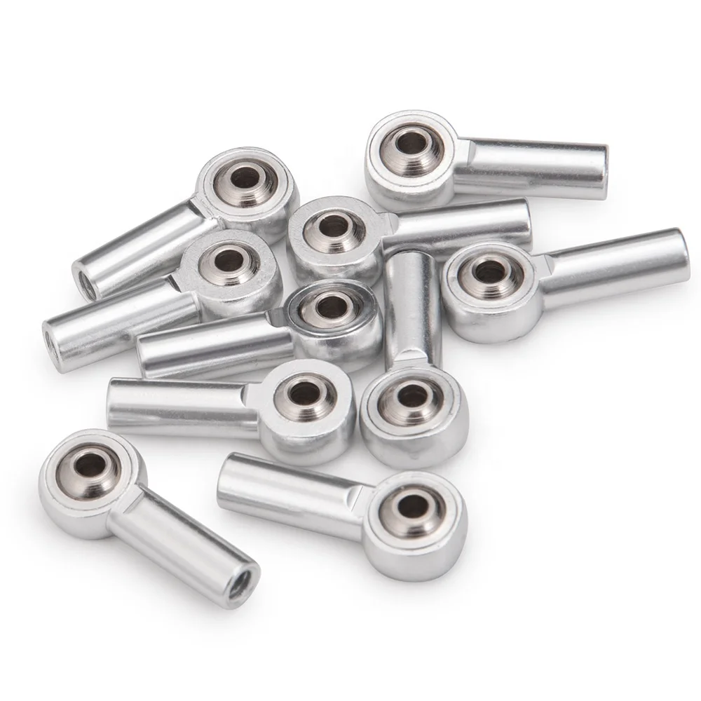 50PCS M3 M4 Metal Ball Head Spike Rod Aluminum Alloy Universal Joint Ball Head Buckle For RC Car Boat DIY Robot Parts