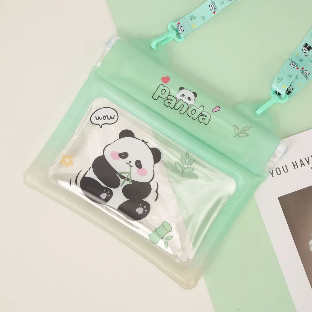 

Сумка для мобильного телефона с мультяшным узором, водонепроницаемая многоцветная поясная сумка для плавания, регулируемая большая вместительная сумка для хранения плавательных средств Drift