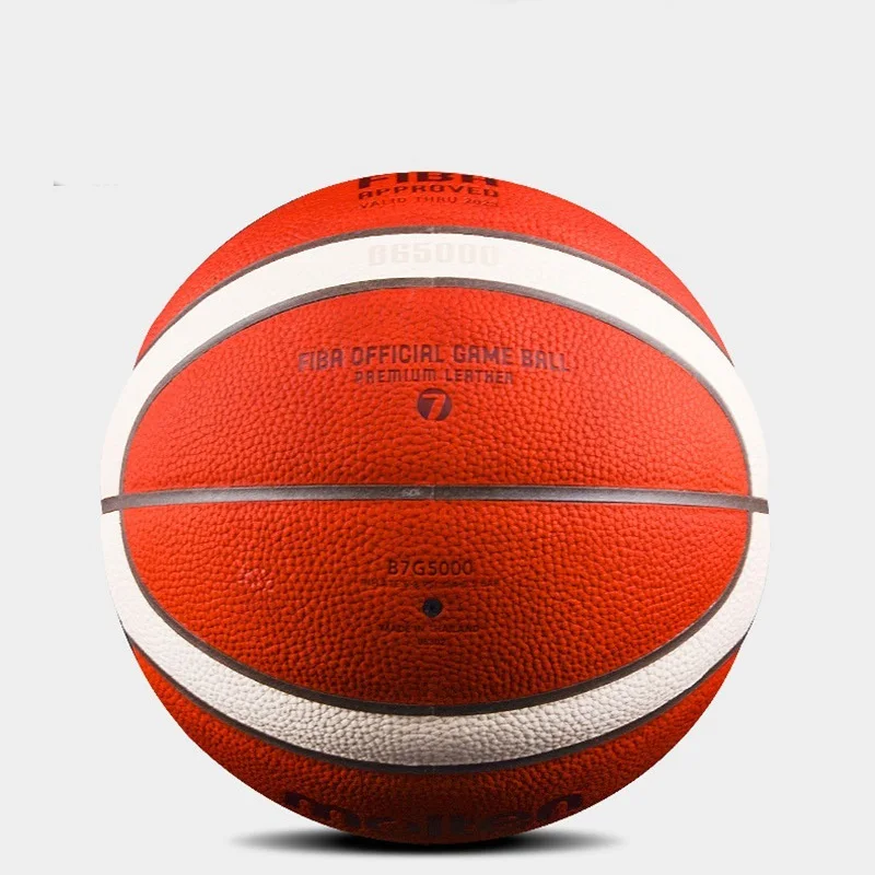 몰텐 BG5000 사이즈 7 풀 그레인 가죽 농구공 FIBA 인증 올림픽 실내 토너먼트 전문가용