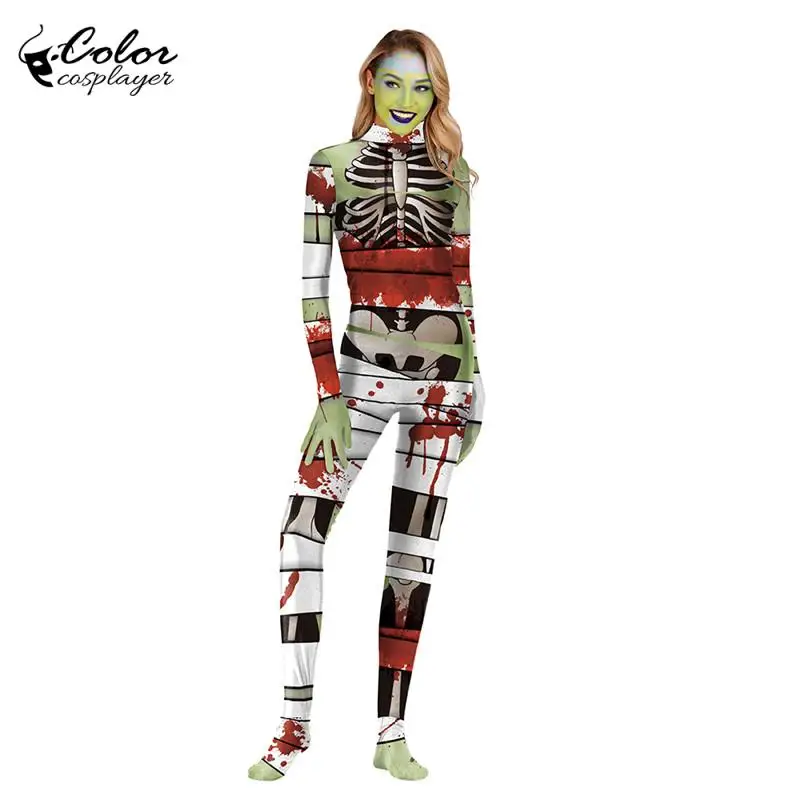 Colore Cosplayer 2021 Purim costumi di carnevale per abbigliamento donna Joker Cosplay body Movie Costume Clown Catsuits