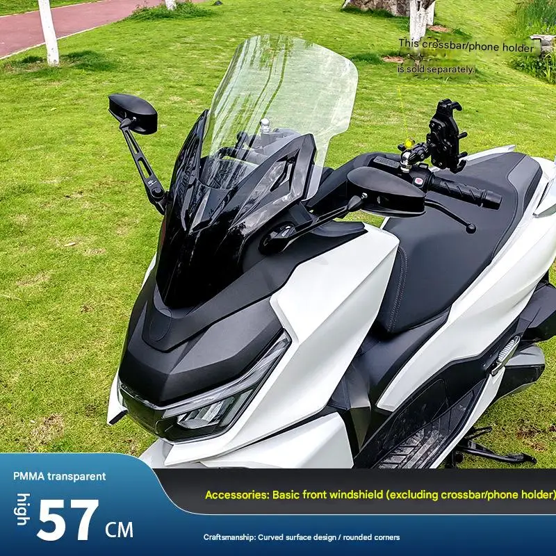 For NS150GX windshield and rearview mirrors moved forward front grille modification parts front windshield glass