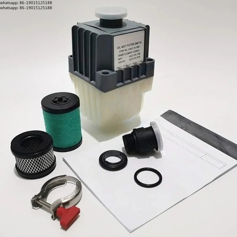 Exhaust, oil mist, air filter, KF25 NW25 port, suitable for RV3, RV5, RV8 vacuum pumps, A46226000