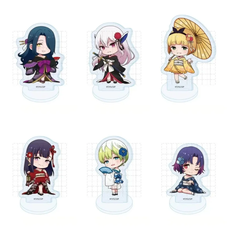 Chained Soldier 10cm Kyouka Uzen Himari Azuma Shushu Suruga Acrylic Standing Key Chains Desk Decorations Exquisite Products