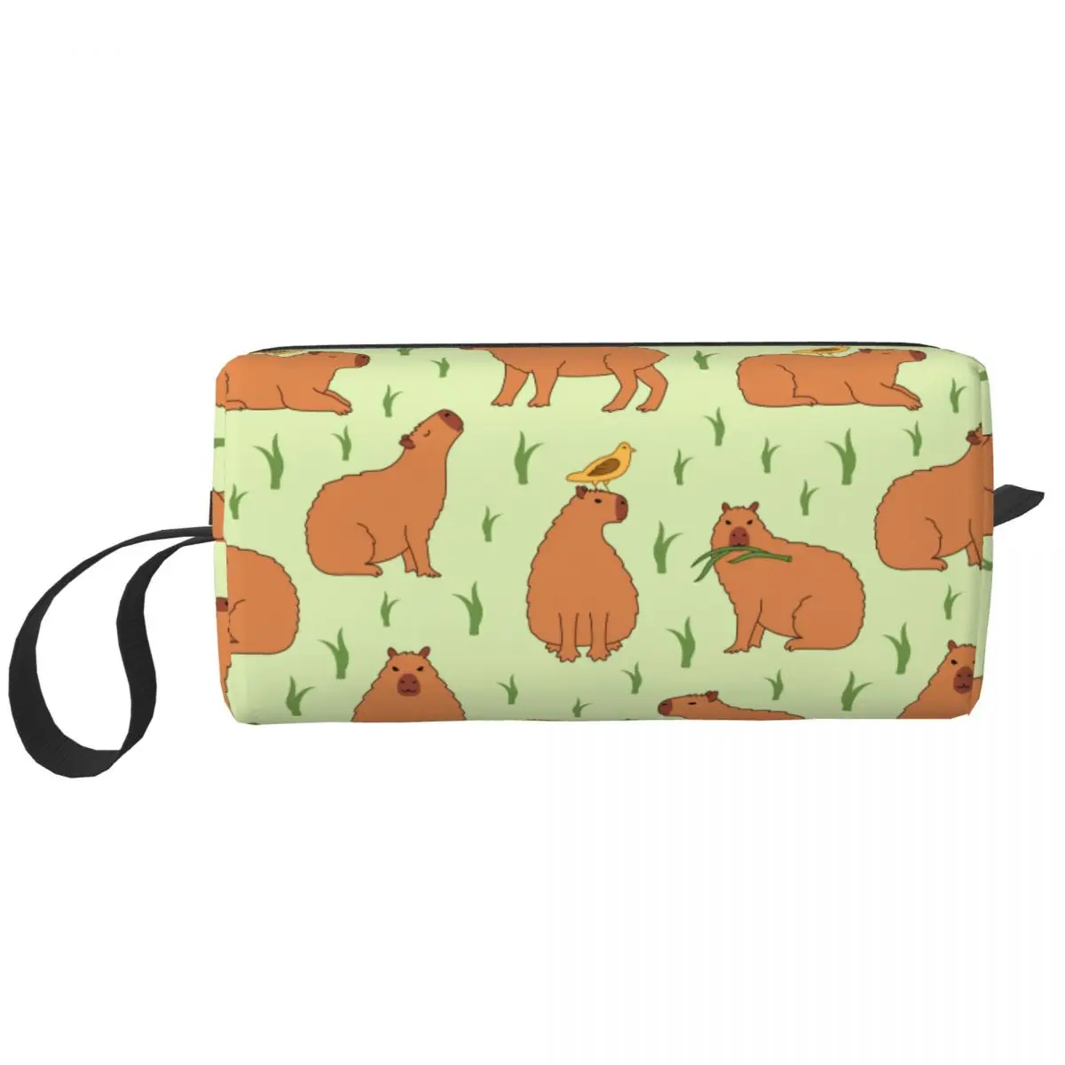 Capybara Cartoon Makeup Bag Pouch Waterproof Cosmetic Bag Travel Toiletry Bag Organizer Storage Bag Men Women