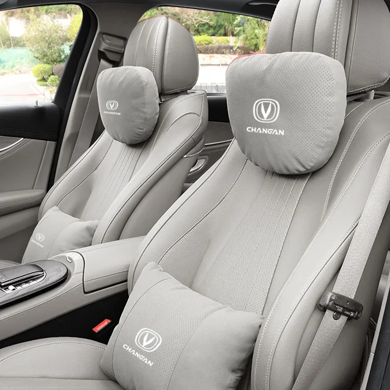 Car Headrest Lumbar Support Pillow Spine Neck Pillow Seat For CHANGAN CS85 CS15 CS35 PLUS CS55 CX70 PHEV CS95 UNI T  Accessories