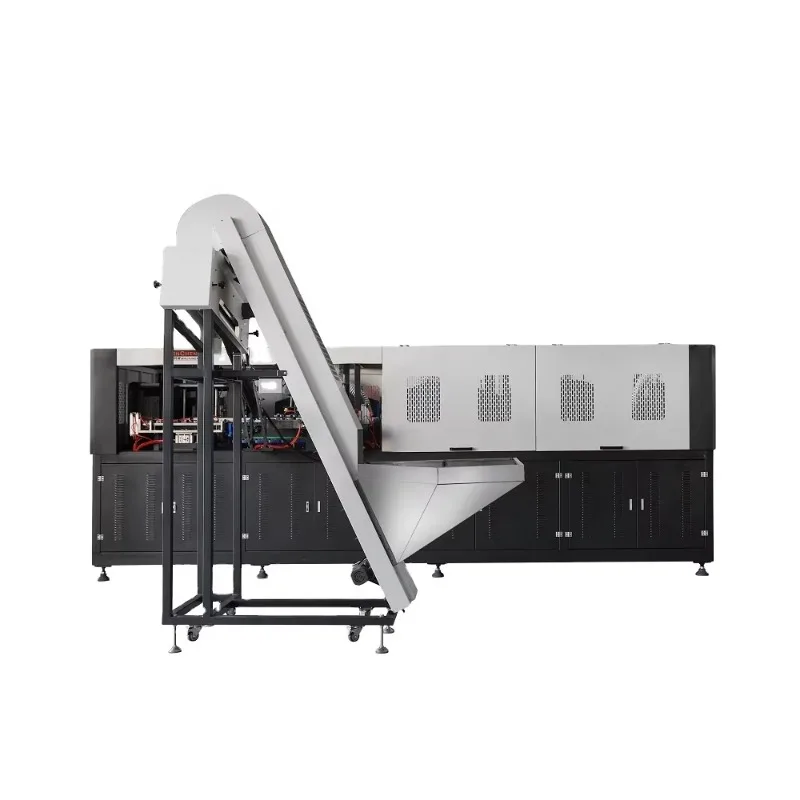 4-Cavity Automatic PET Stretch Blow Molding Machine 0.5L-2L Water Beverage Bottle Maker Custom