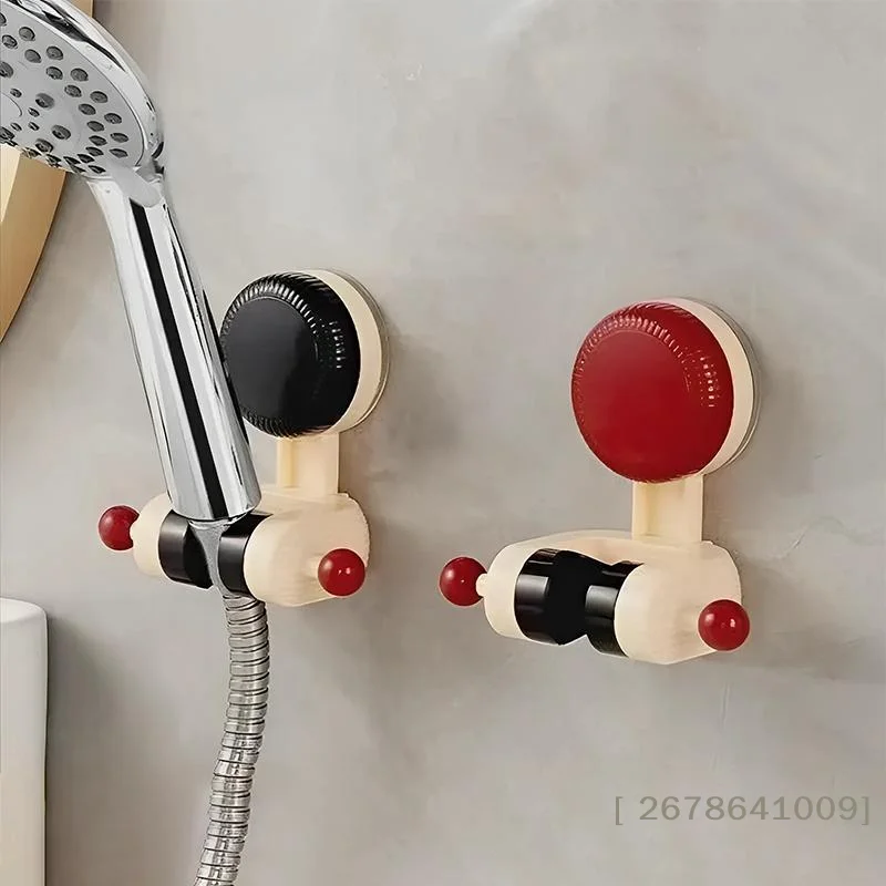 ⚑360° Adjustable Shower Holder No Drill Suction Bracket Swivel & Height-Adjustable, Waterproof Design /Strong Grip
