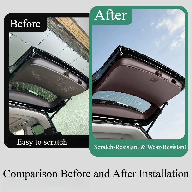 For DENZA D9 Trunk Anti‑Kick Pad Tailgate Anti‑Collision Anti‑Scratch Protective Mat Custom Precise Fit Interior Mod Accessories