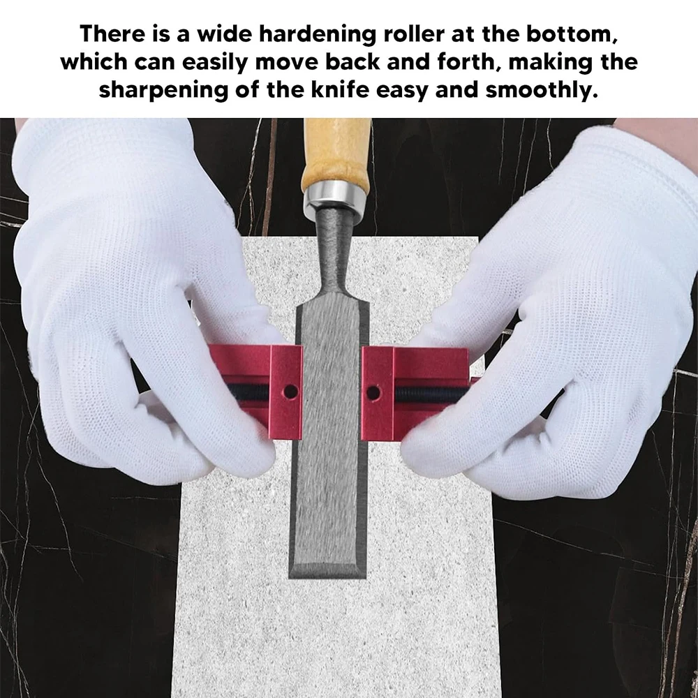 Adjustable Knife Sharpening Angle Guide Jig Multi-Function Chisel Sharpener Clip for Woodworking Whetstone DIY Tool